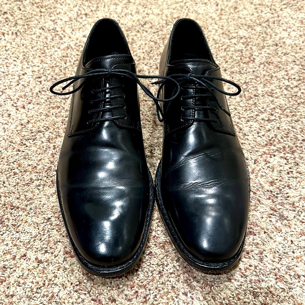 Men’s Cole Haan Classic Black Dress Shoes with Nike Cushion Soles - Size 10.5